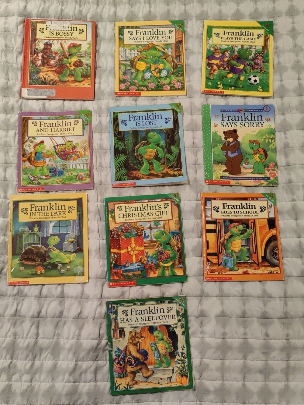 Lot Of 10 Franklin Children's Books Series  CottageCore Y2K Vintage Friendship